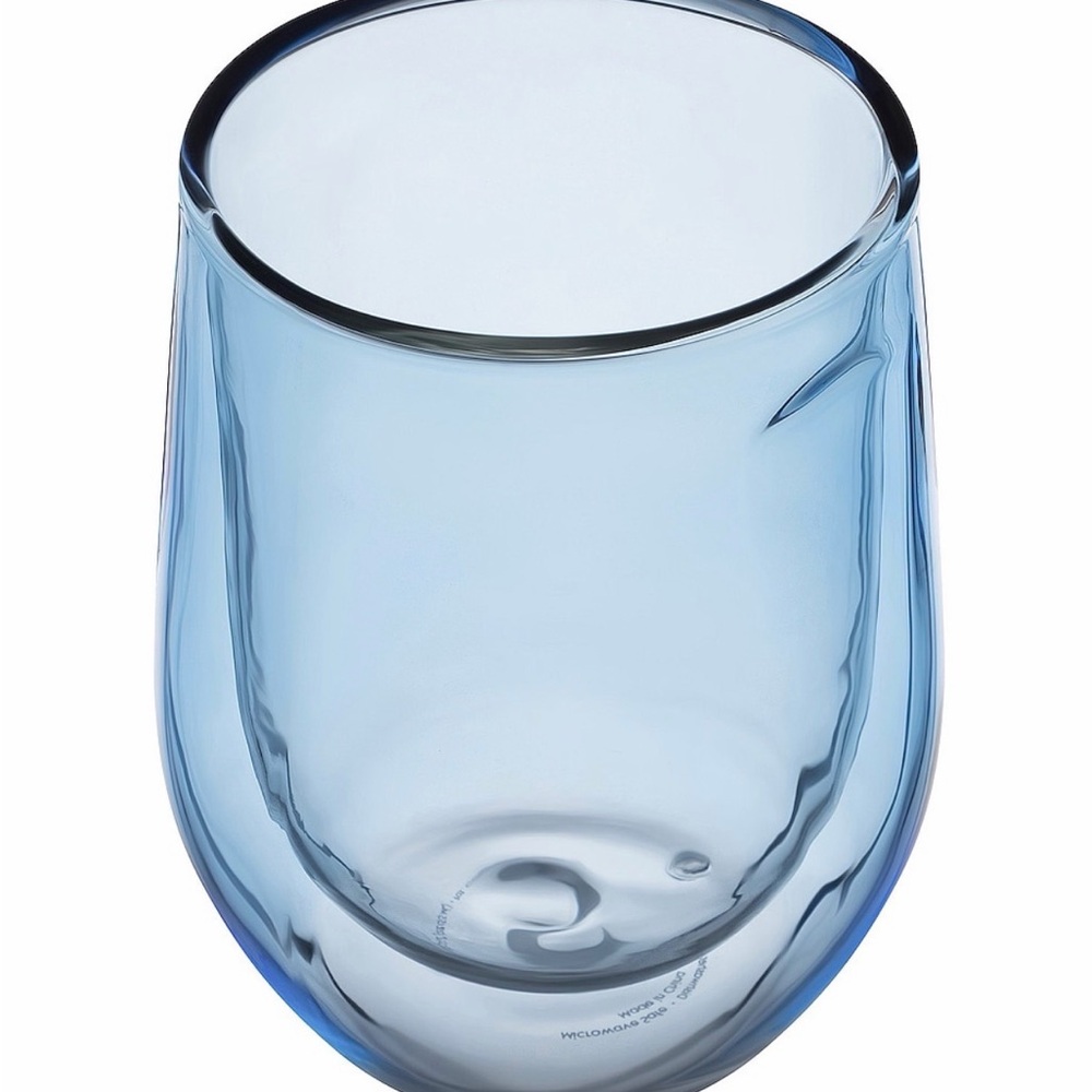 Corkcicle Blue Stemless Glass 2 Box Sets (4 glasses total) listing for @dlw77 - Picture 3 of 8